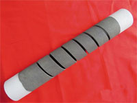 SG (single spiral)type Silicon carbide heating elements